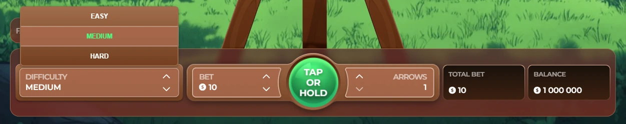 Forest arrow difficulty.